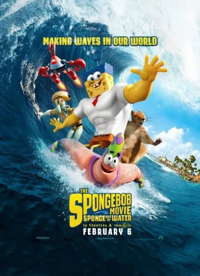 sponge out of water