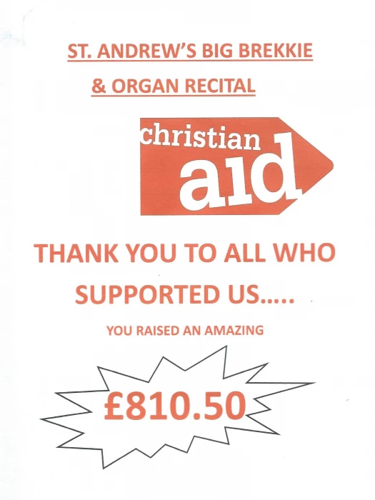 st andrews christian aid raised money 2023 photoscan