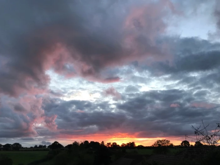 sunset fro heywoods ridge