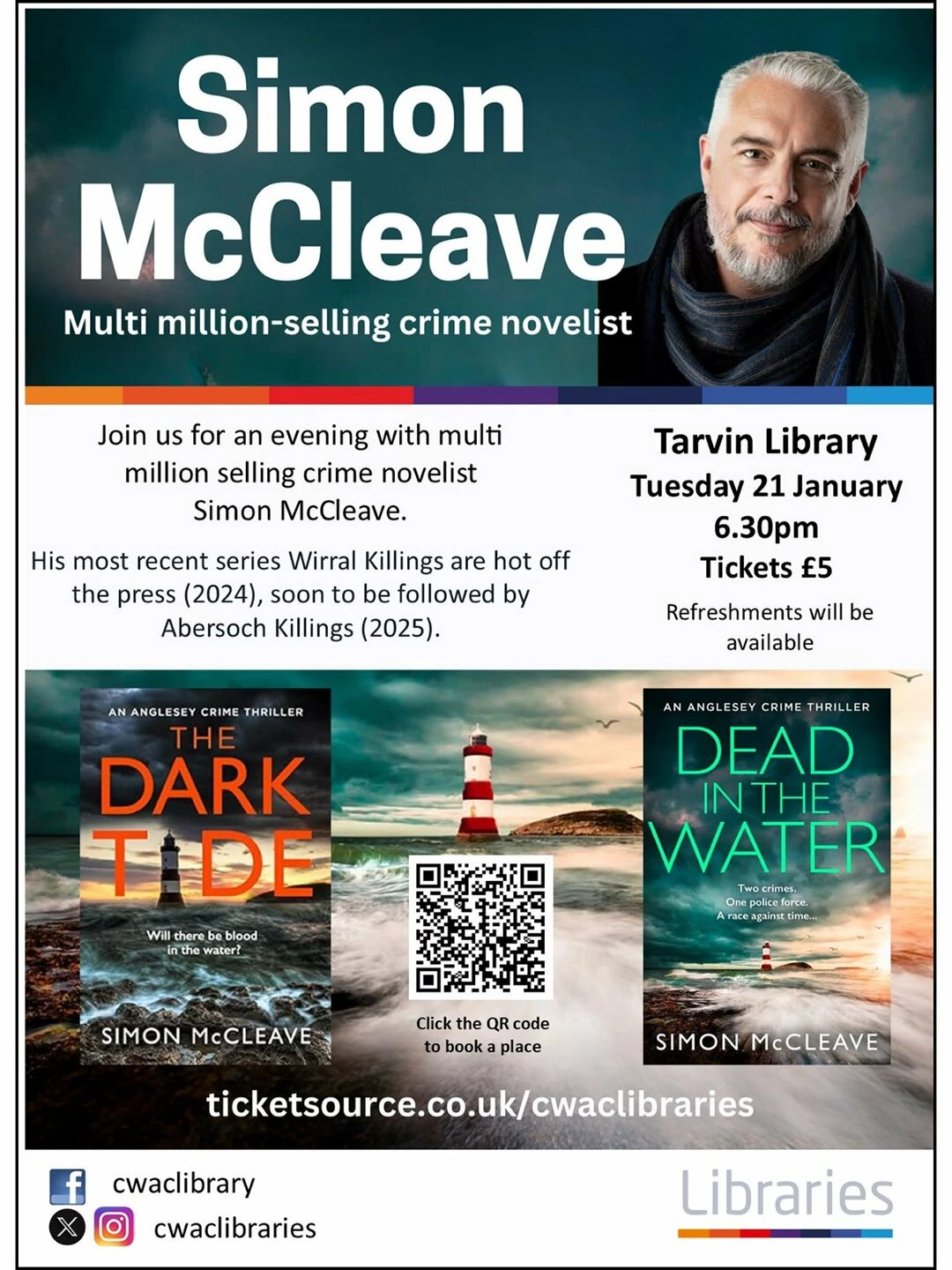 tarvin library  simon mccleave poster jan 2025 3x