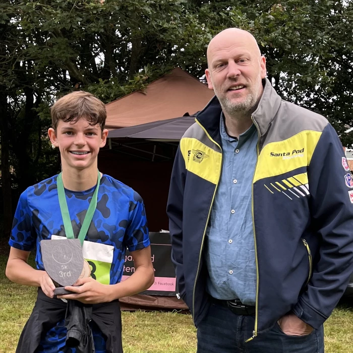 tarvin woodland run  3rd place
