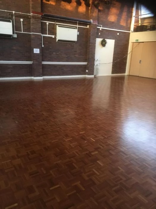 tcc hall floor finish