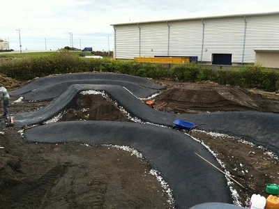 transition extreme skatepark groundworks