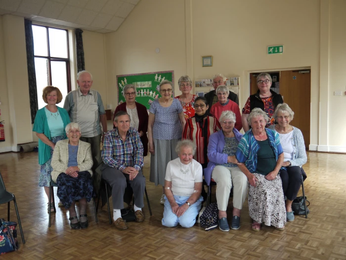 tuesday group in the hall
