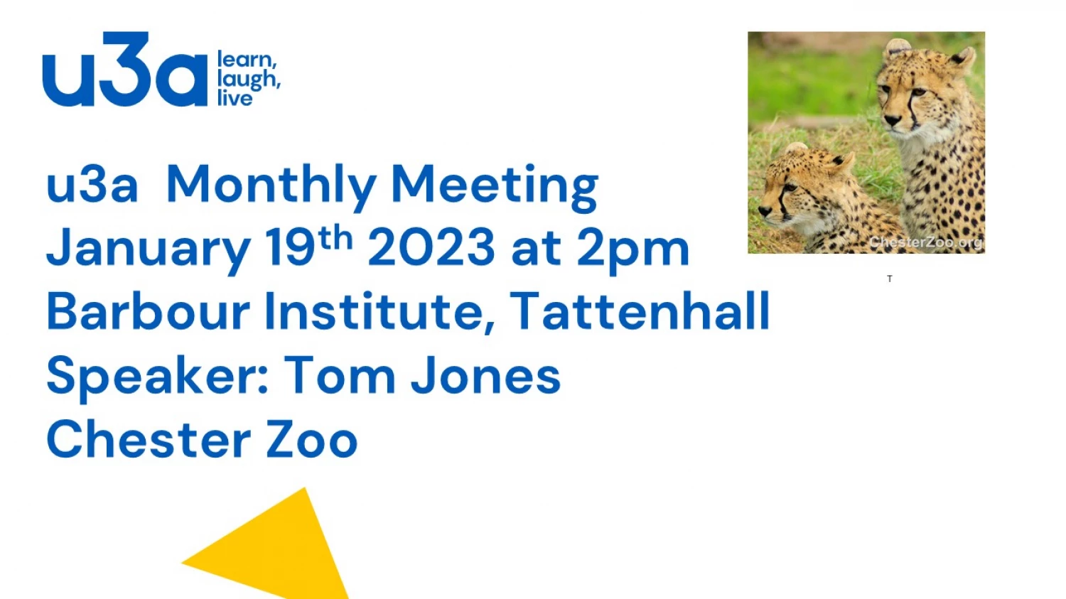 u3a january 2023