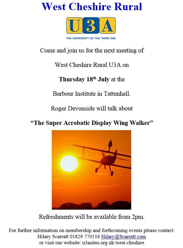 u3a july 20191