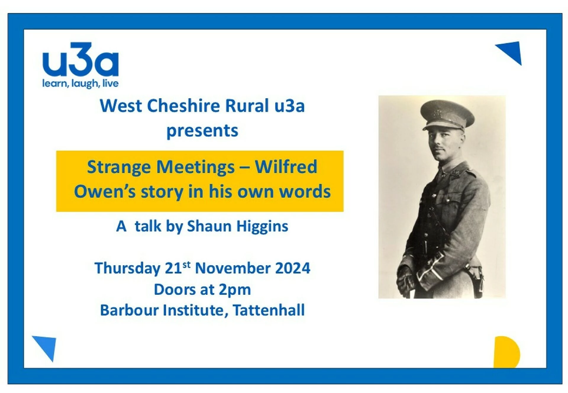 u3a november 2024