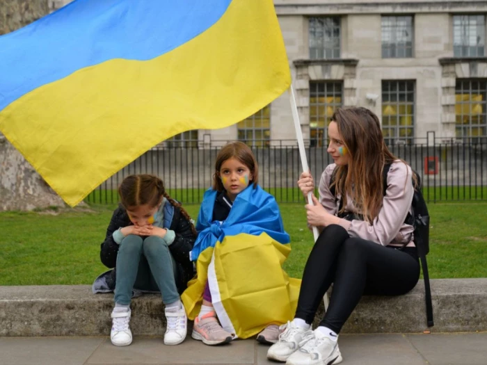 ukrainian refugees pic