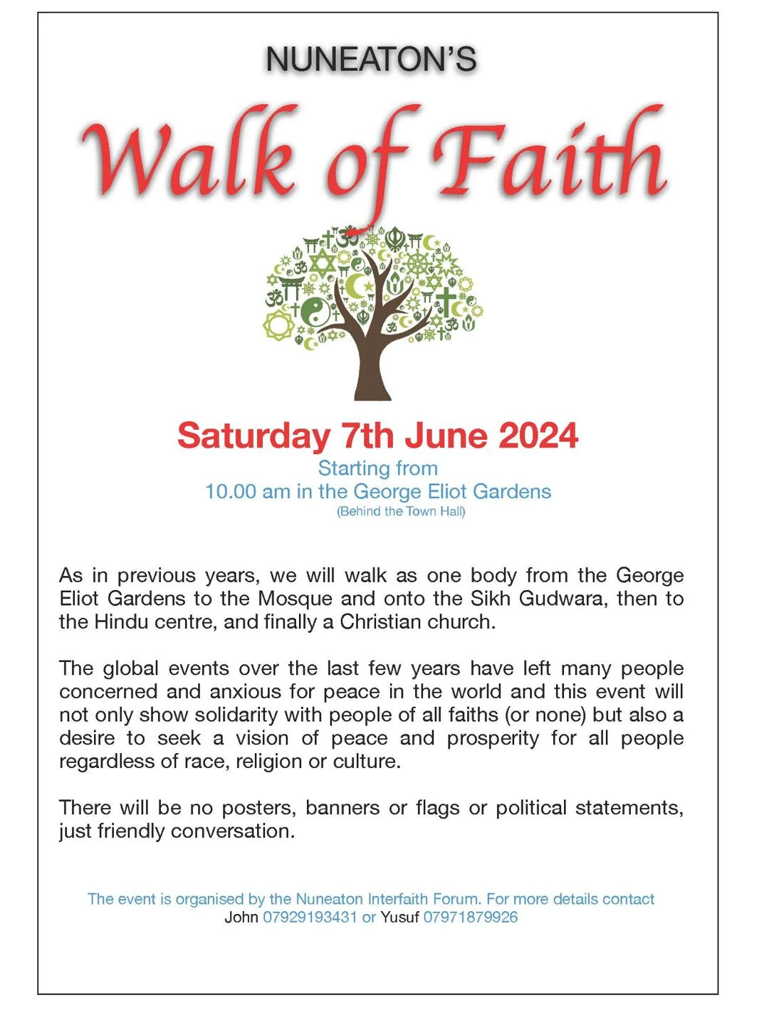 walk of faith a4 poster final