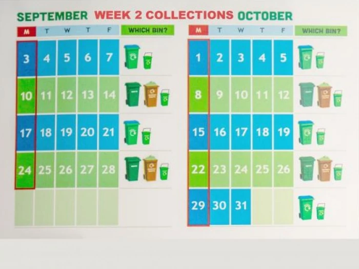 waste collection schedule week 2bb