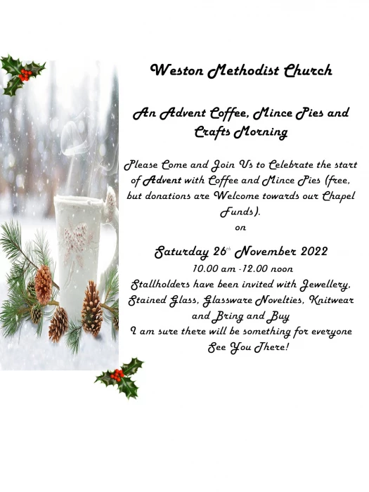 weston advent coffee morning
