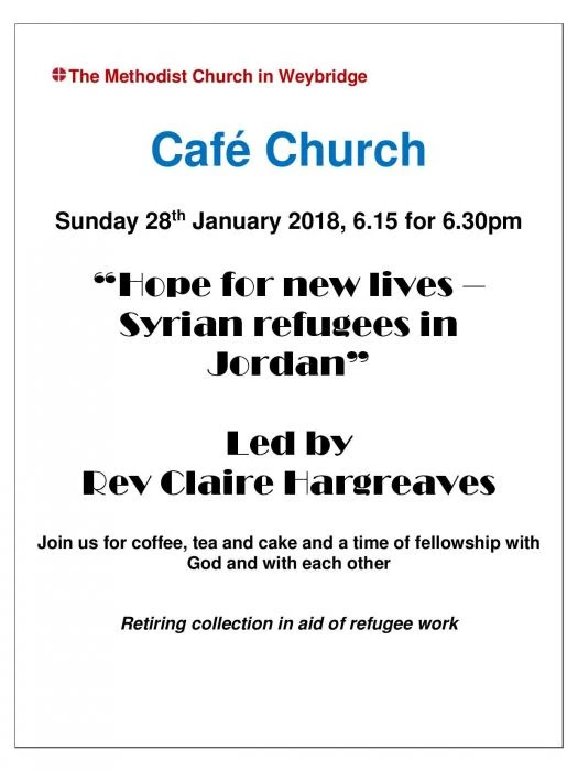 weybridge cafe church