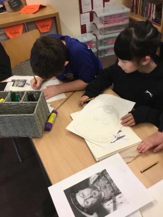 y4 art henry viii shading
