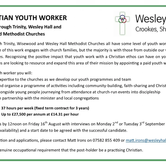 youth worker wesley hall