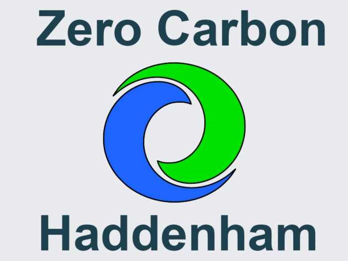 zero carbon haddenhamlogo on grey