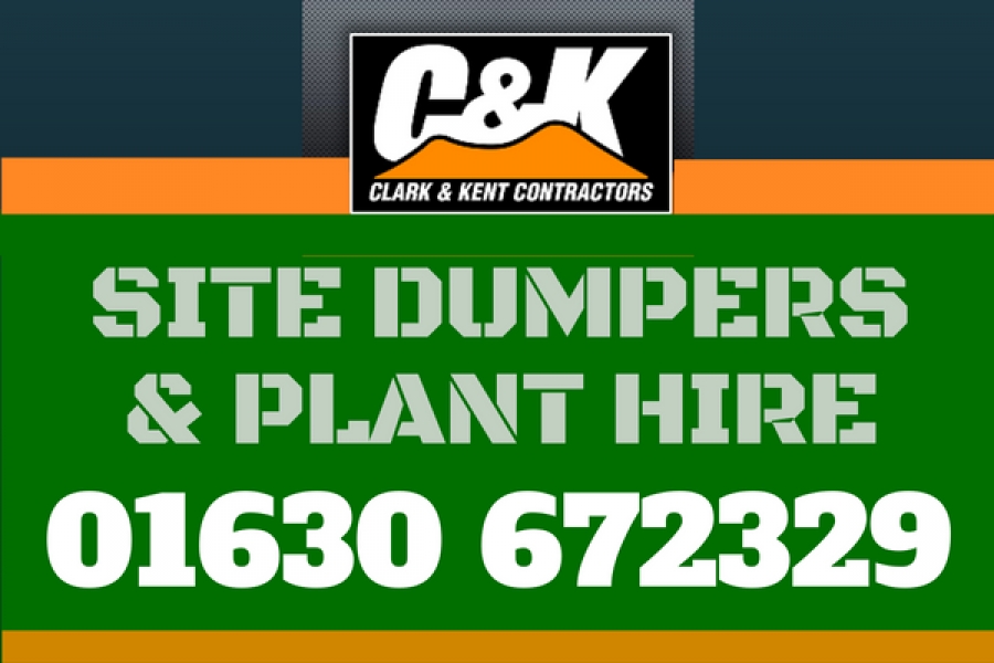 CK logo advert dumpers